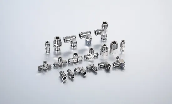 316L Stainless Steel Ssc-R Straight Connector with One-Touch Quick Connect Fitting for Pneumatic Fittings 4/6/8/10/12/16 mm
